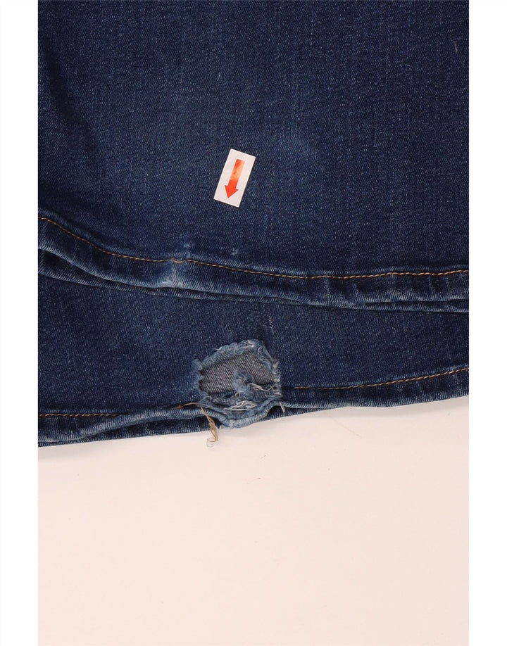 7 ZA CIJELO ČOVJEČANSTVO Ženske lepršave traperice W26 L35 Plavi pamuk