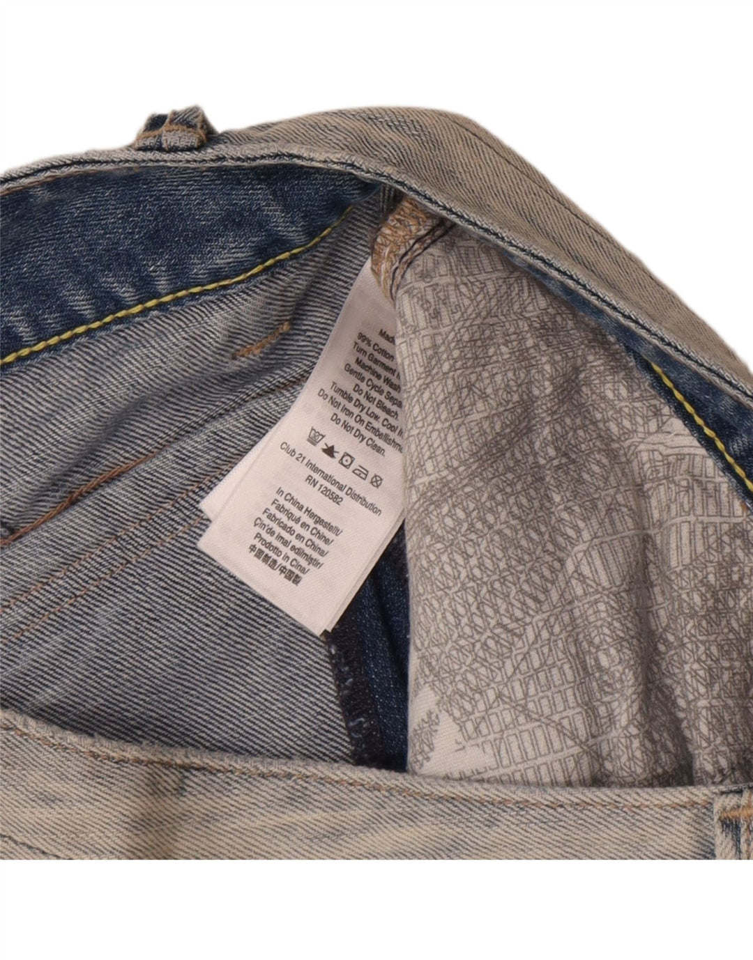 Dkny ženske traper kratke hlače US 6 srednje W32 plavi pamuk
