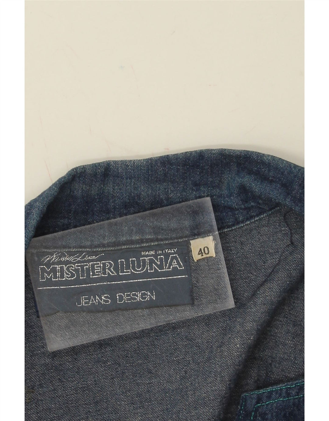 VINTAGE Womens Oversized 2 Button Denim Blazer Jacket IT 40 Small Blue