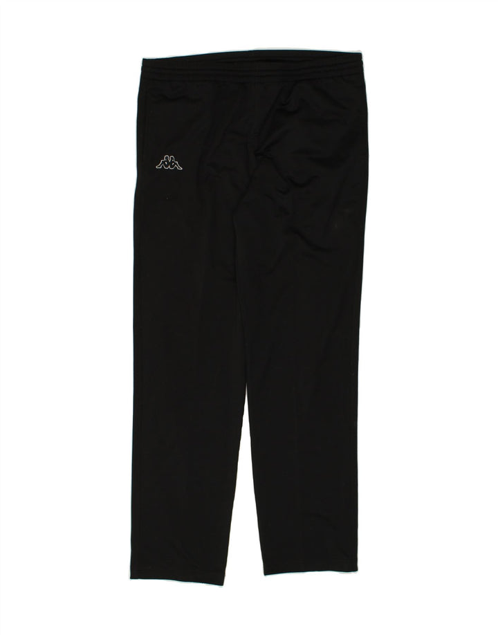 KAPPA Mens Tracksuit Trousers Large Black Polyamide | Vintage Kappa | Thrift | Second-Hand Kappa | Used Clothing | Messina Hembry 