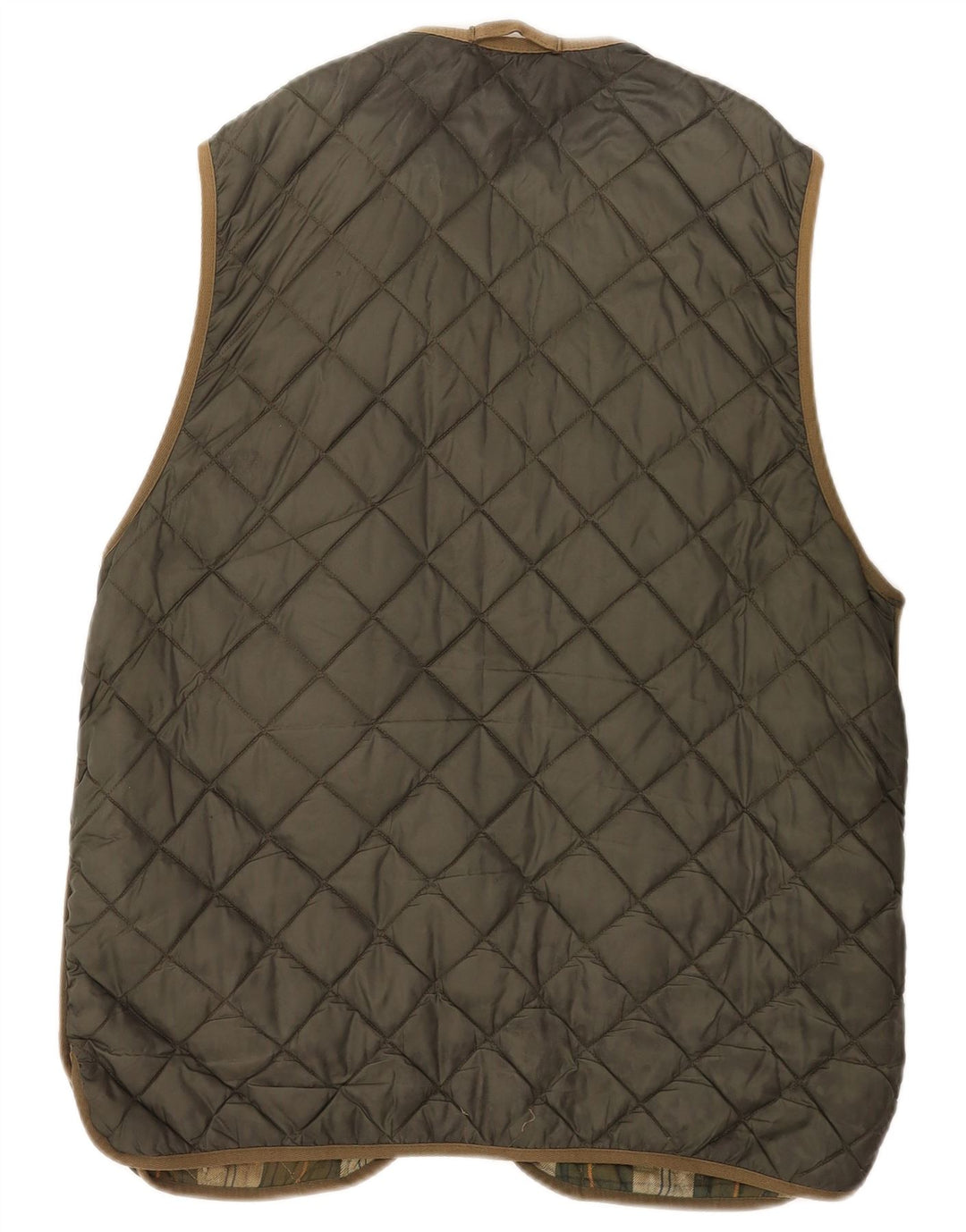 Barbour Mens Quilted Gilet UK 44 Large Kaki