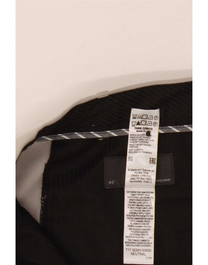 Marks & Spencer muške chino hlače standardnog kroja W40 L31 bež poliester