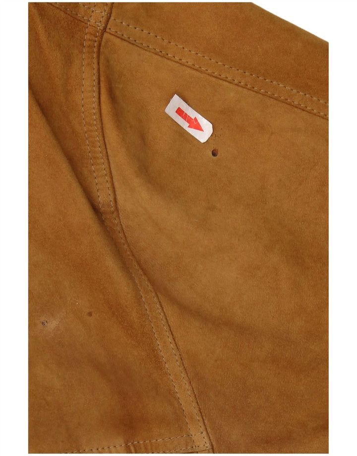 ASGARD Muški gornji kaput od brušene kože UK 42 XL smeđi