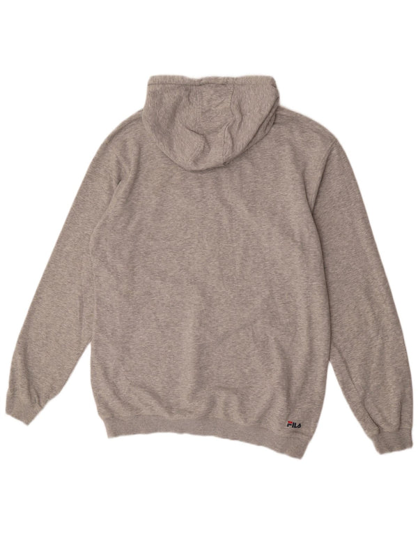 Fila muška majica s kapuljačom XL, sivi pamuk