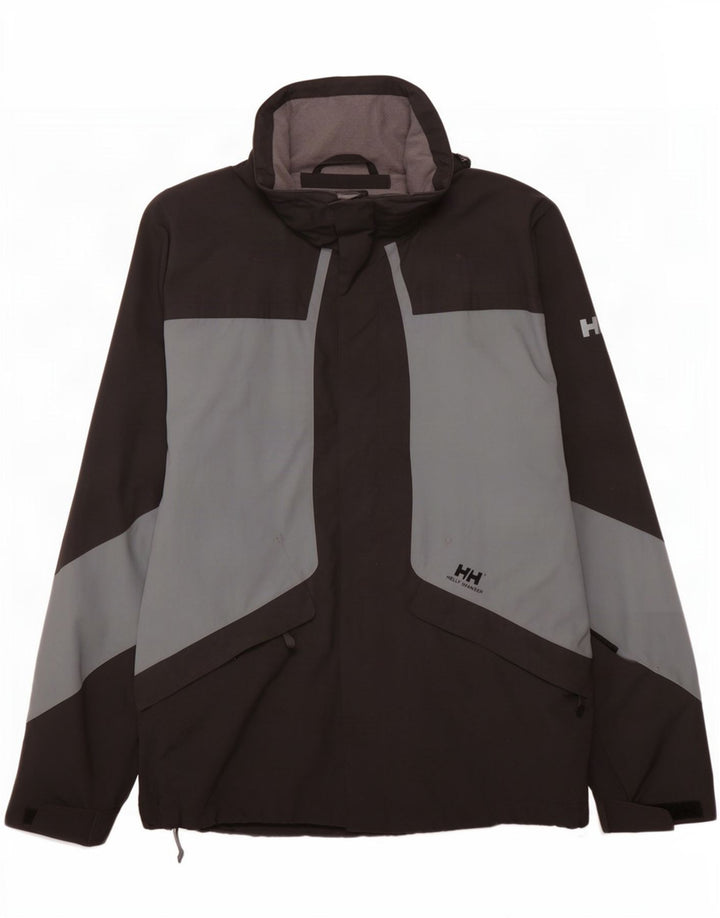 Helly Hansen Muška kišna jakna UK 38 Srednje crna najlonska boja