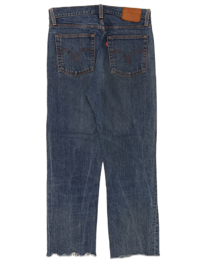 Levi's ženske ravne traperice W27 L28 plavi pamuk
