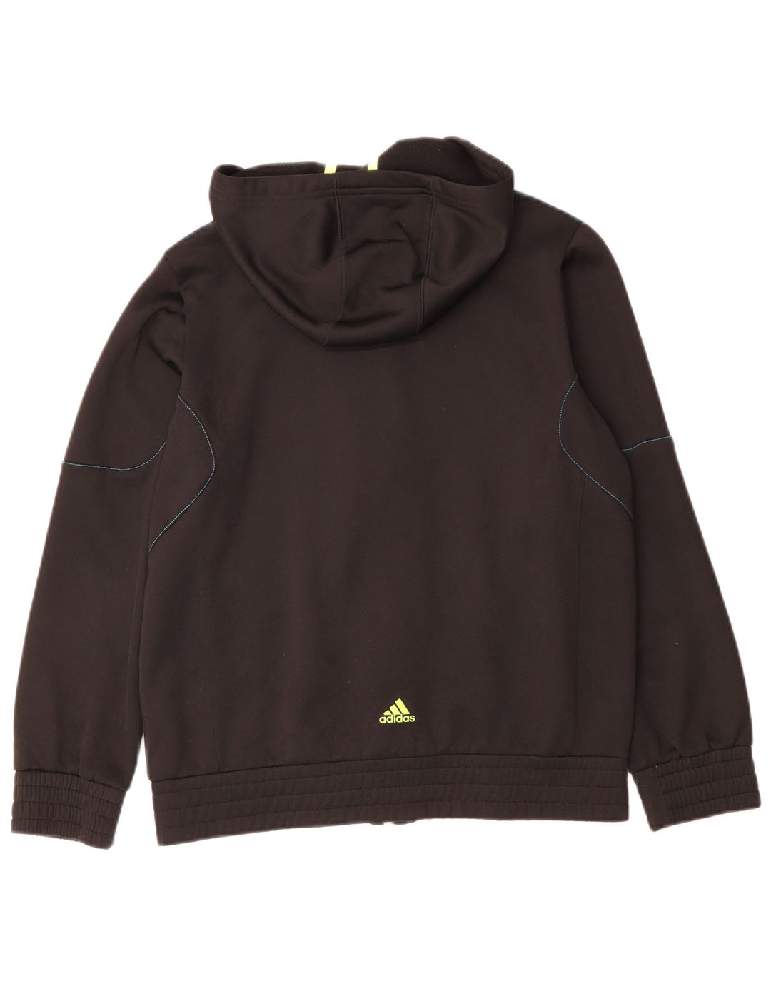 Adidas Boys Predator Graphic Zip pulover s kapuljačom 13-14 godina crni poliester