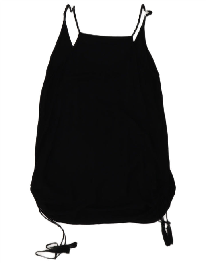 HARLEY Ženski Cami Top UK 10 Small Black Rayon