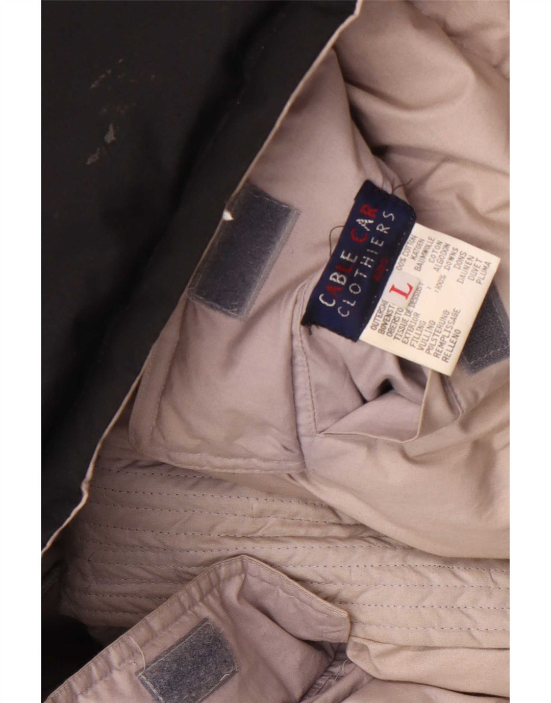 Cable Car Clothiers Muška reverzibilna podstavljena jakna UK 40 velika siva