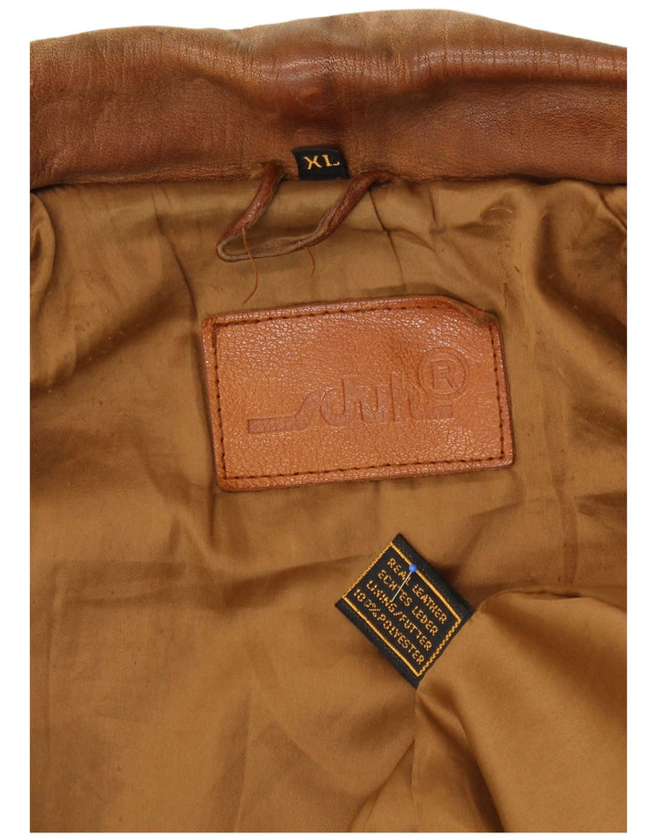 Schuh muška kožna jakna UK 42 XL smeđa koža