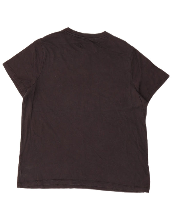 NIKE Ženska majica kratkih rukava s grafičkim motivima UK 18 XL crni pamuk