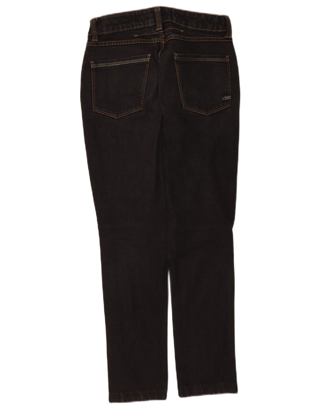 Ženske uske traperice Massimo Dutti W27 L28 crni pamuk