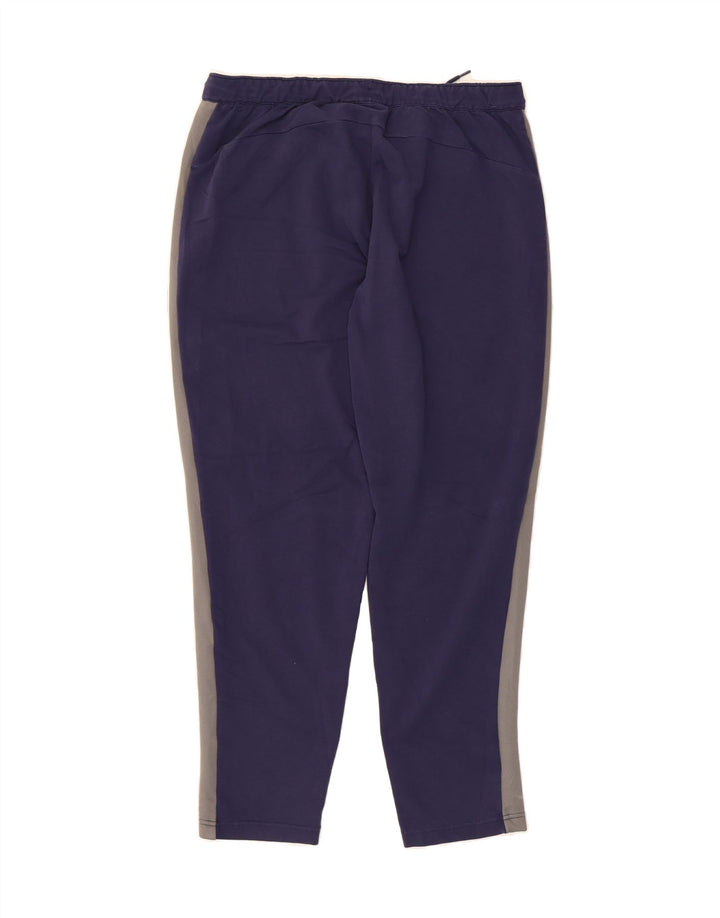 PUMA Mens Tracksuit Trousers XL Navy Blue Colourblock Vintage Puma and Second-Hand Puma from Messina Hembry 