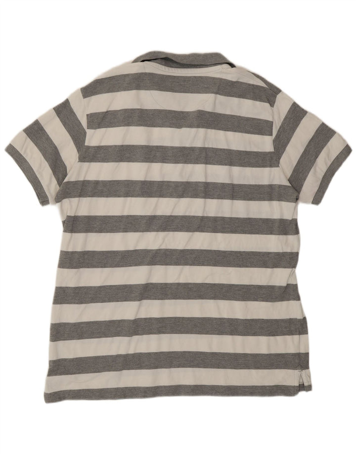 Woolrich muška polo majica 2XL pamuk na sive pruge