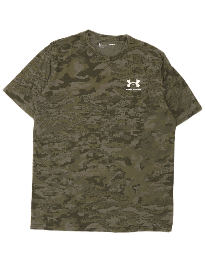 Under Armour muška majica srednje zelene kamuflažne boje