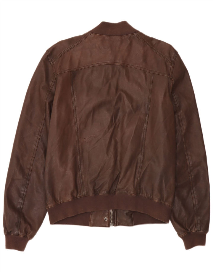 Vintage muška kožna jakna UK 40 Large Brown
