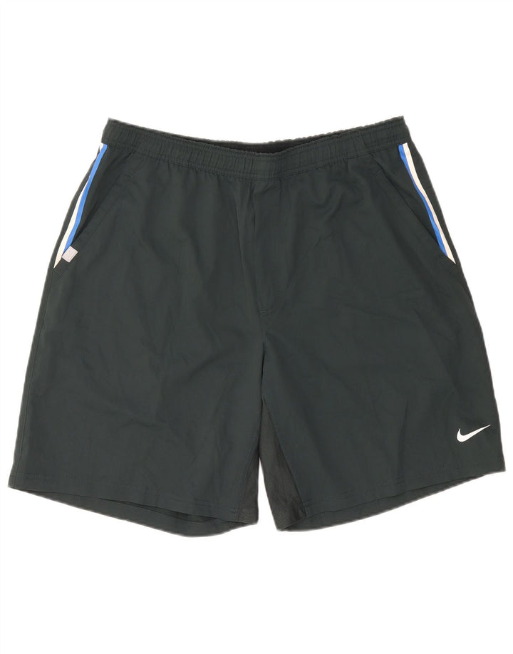 Nike muške sportske kratke hlače XL sivi poliester u boji