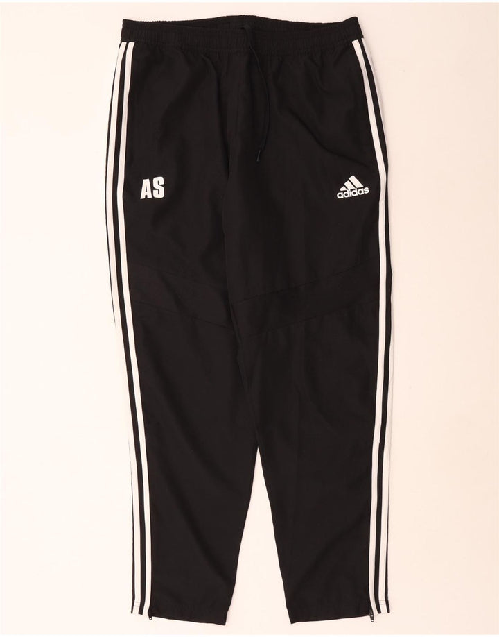 Adidas muške Aeroready hlače za trenirku, velike crne poliesterske hlače