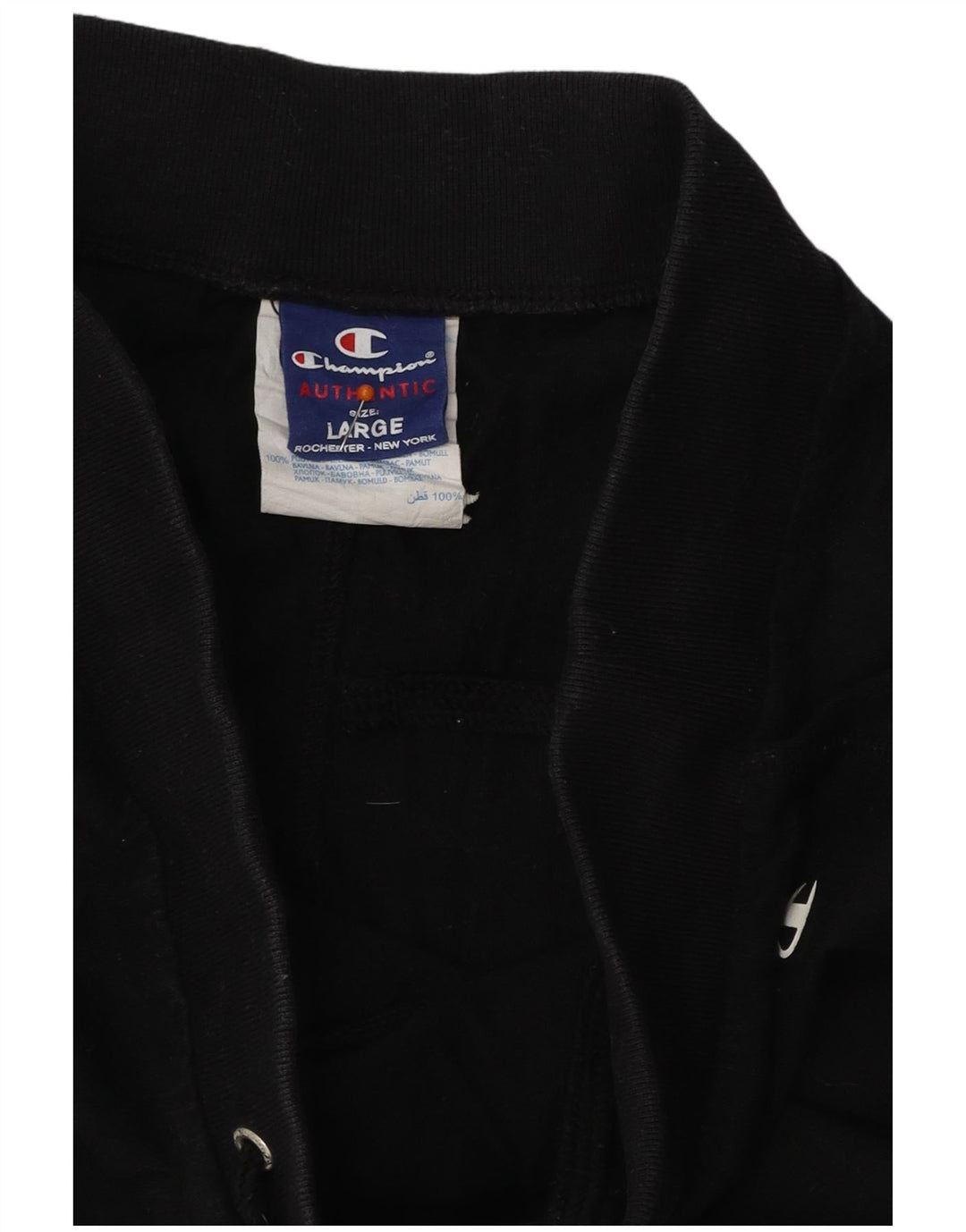 CHAMPION Ženska trenirka Hlače Joggers UK 16 Veliki crni pamuk