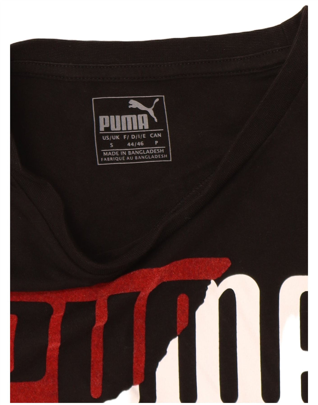 Puma muška majica s grafičkim motivima, mala crna