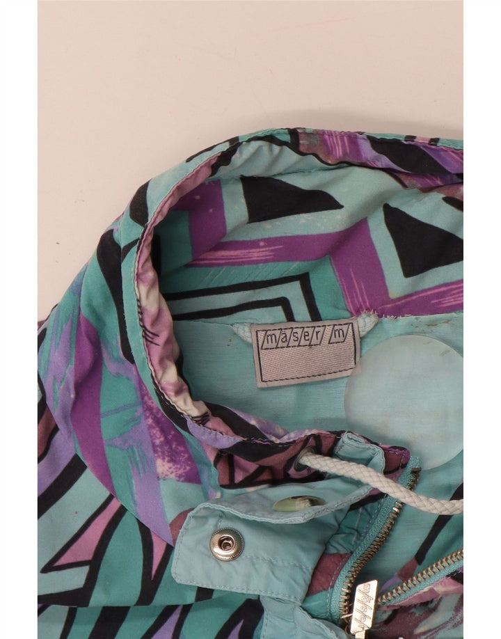 Maser M ženski preveliki baloner UK 10 Mali tirkizni geometrijski