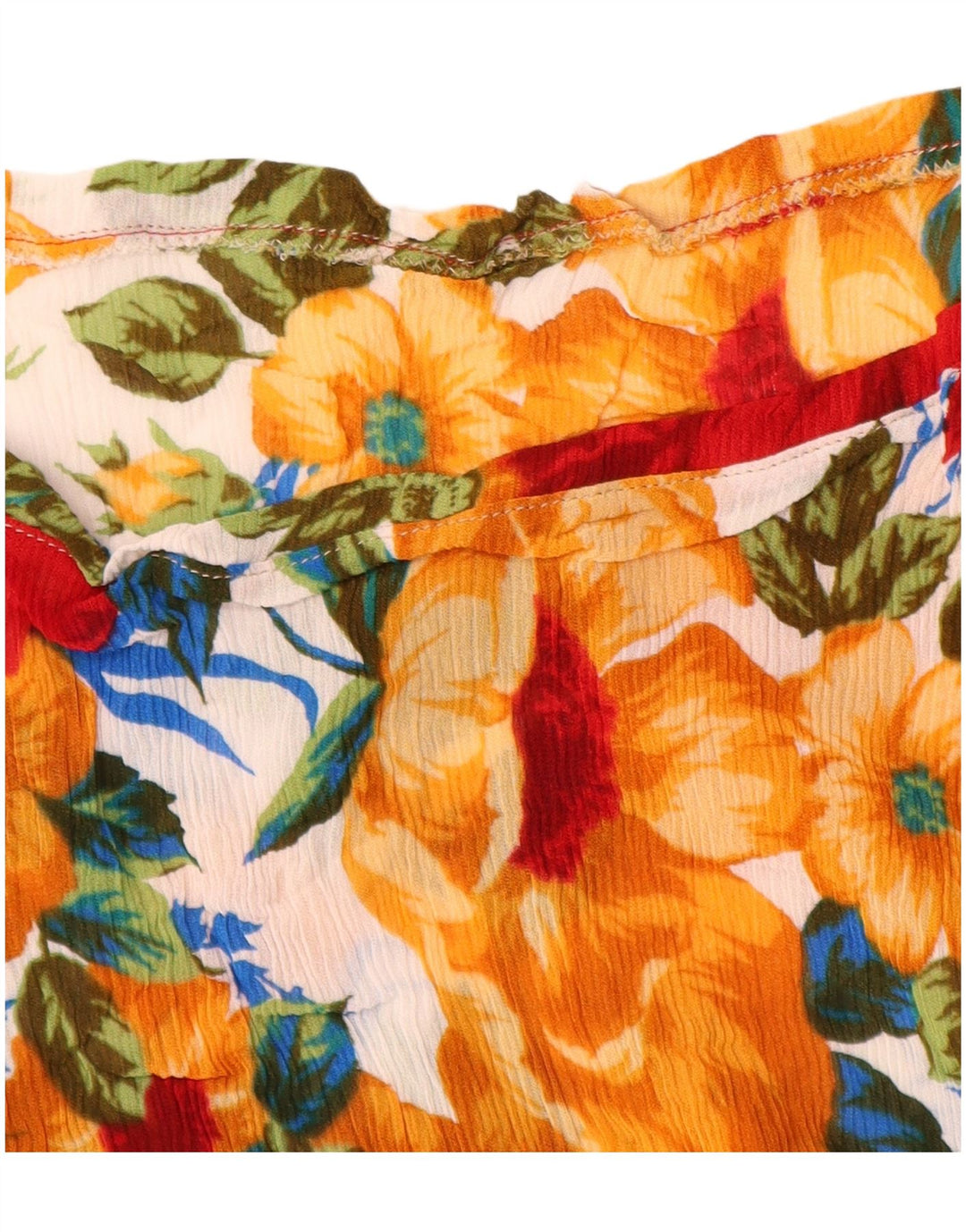 Vintage gornji dio ženske bluze UK 16 Veliki višebojni cvjetni