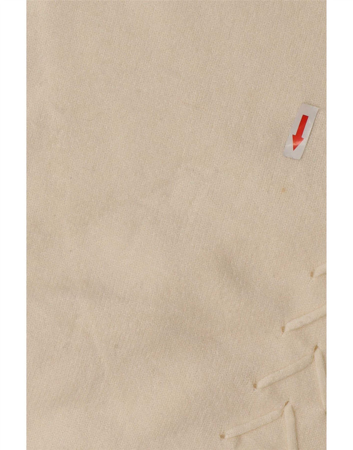 Guess ženski veliki džemper s veznim izrezom UK 8 Small Off White