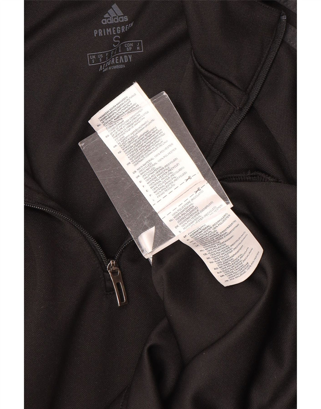 ADIDAS Muška majica s izrezom i trenirkom Aeroready, mala crna