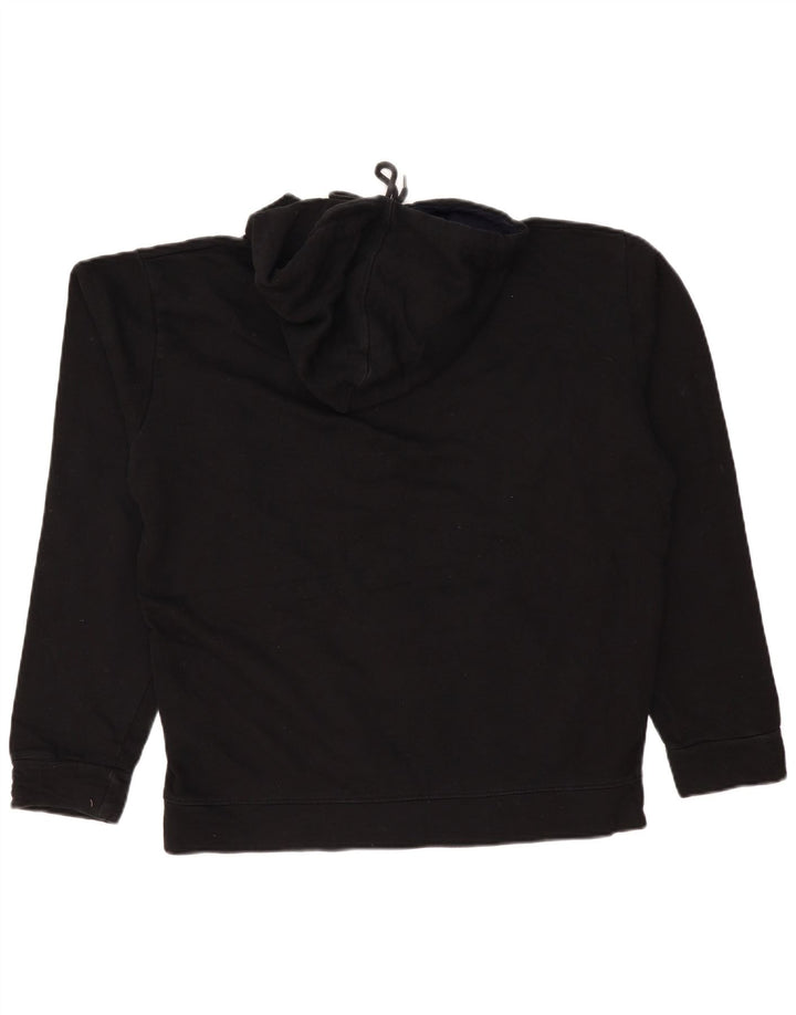 CHAMPION Muška majica s kapuljačom s kapuljačom, veliki crni pamuk