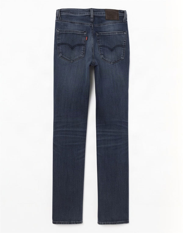 Levi's muške 502 sužene traperice W31 L34 tamnoplavi pamuk