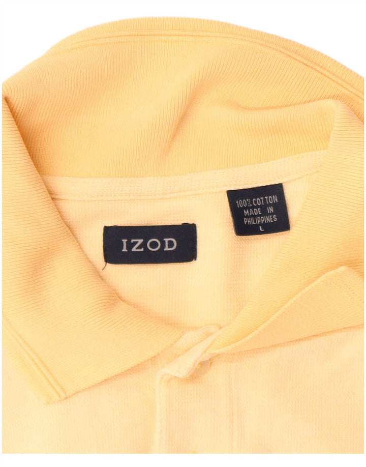 Izod muška polo majica velika žuta pamučna