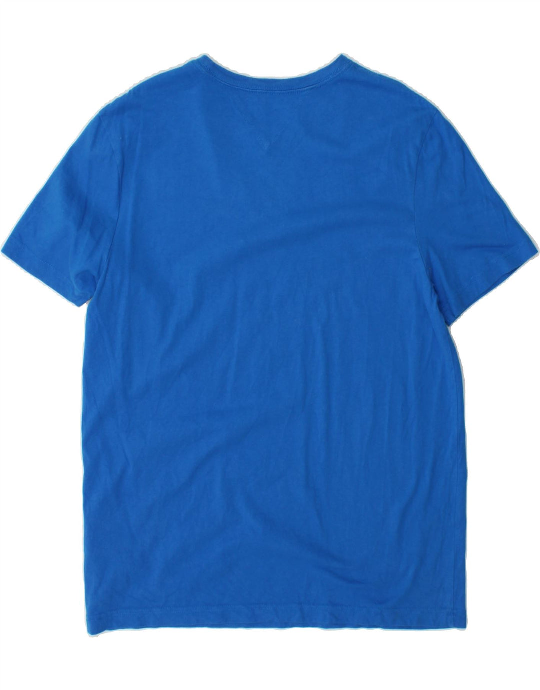 TOMMY HILFIGER Mens Graphic T-Shirt Top Medium Blue Cotton Vintage Tommy Hilfiger and Second-Hand Tommy Hilfiger from Messina Hembry 