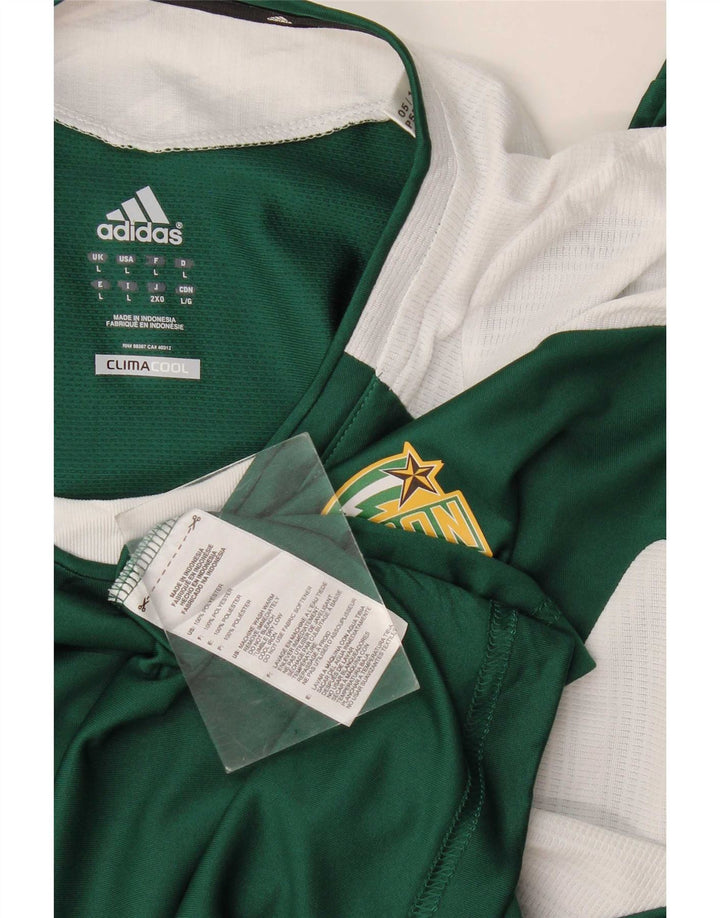 Adidas muška majica kratkih rukava Mason Veliki zeleni poliester u blokovima boja