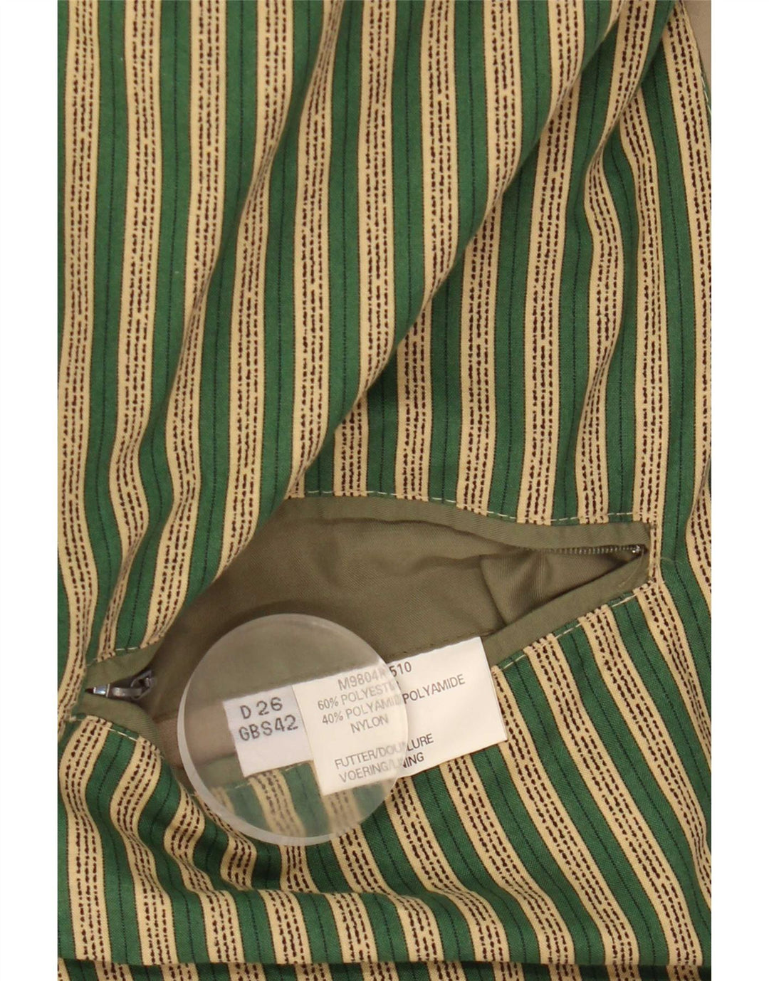 Vintage muška bomber jakna UK 42 XL Zelena mikrovlakana