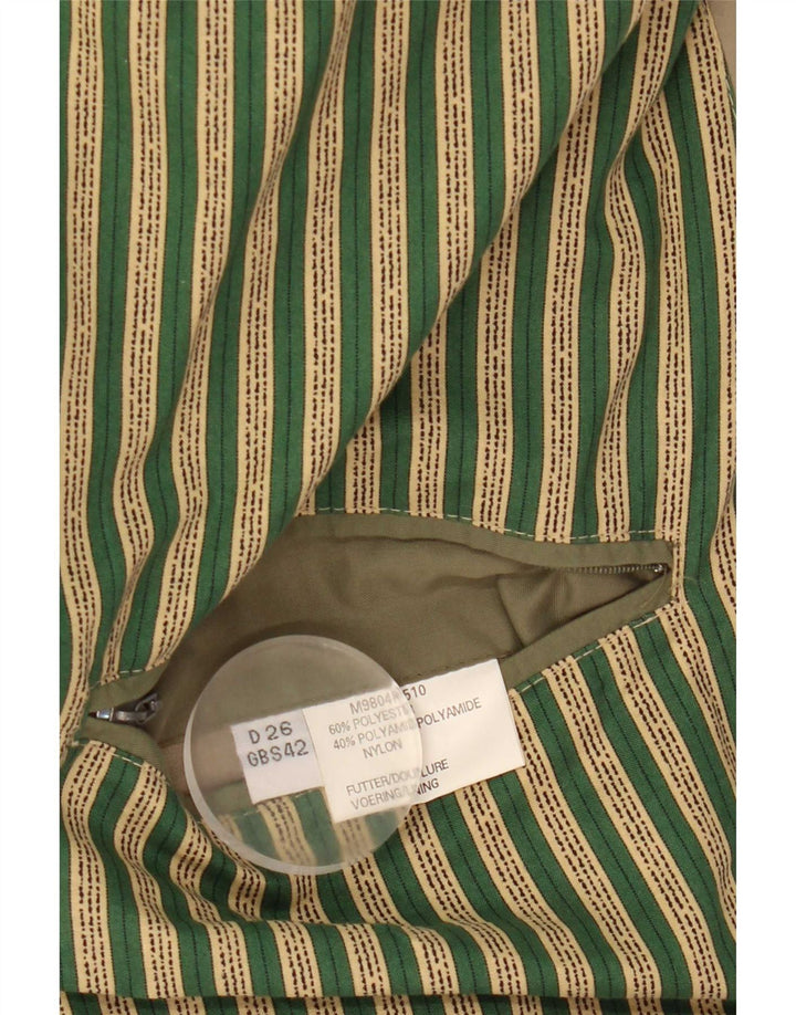 Vintage muška bomber jakna UK 42 XL Zelena mikrovlakana
