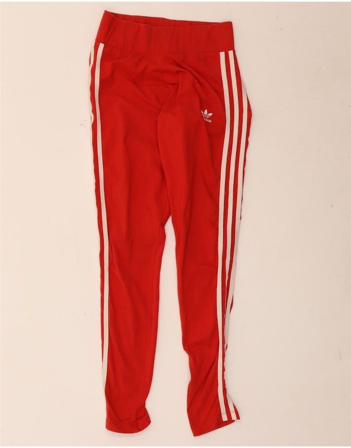 Adidas ženske tajice UK 10 male crvene elastine