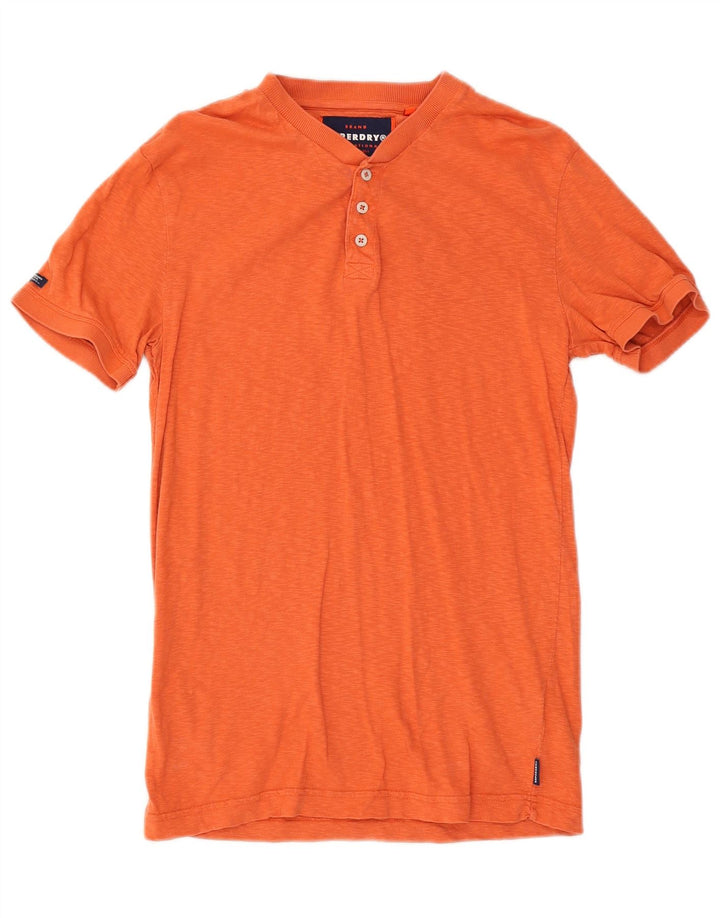 Superdry muška majica kratkih rukava Srednje narančasti pamuk