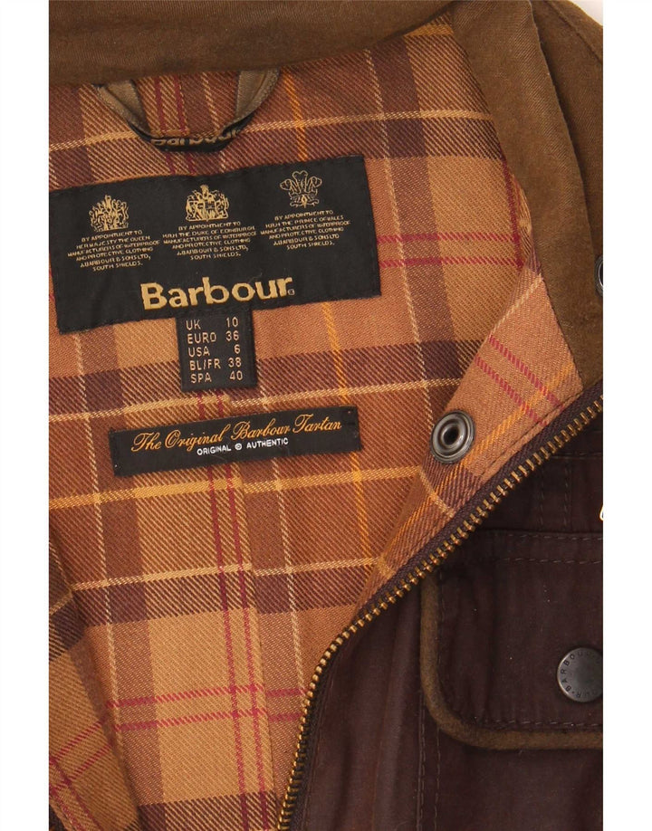 Barbour ženska jakna od voštanog pamuka UK 10 Small Brown