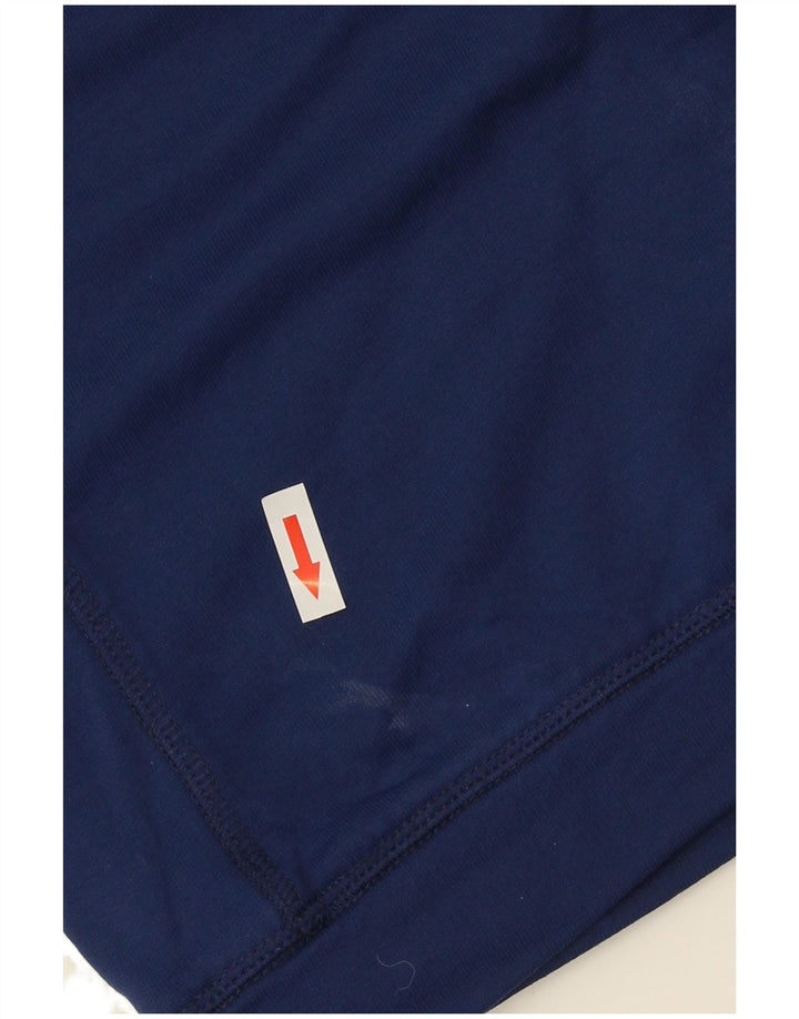 Zara ženski džemper prekomjerne majice Paris Graphic UK 10 Small Blue