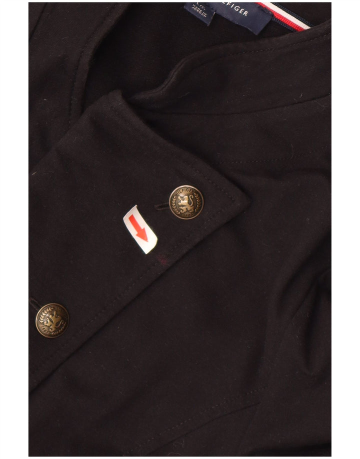 Tommy Hilfiger ženski kardigan gornji dio UK 16 veliki crni pamuk