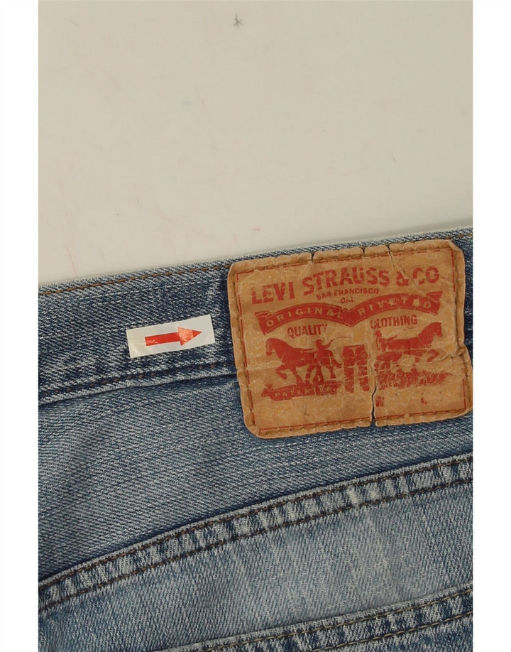 LEVI'S muške ravne traperice W32 L26 plavi pamuk