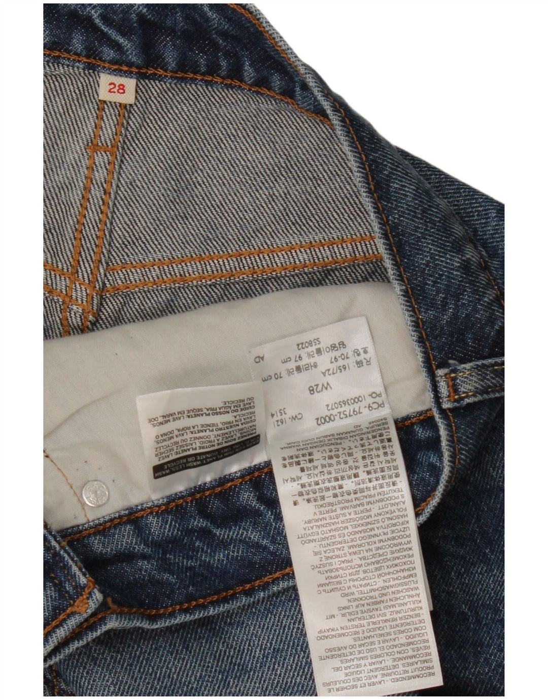 Levi's ženska suknja od dugotrajnog trapera W28 srednje plavi pamuk