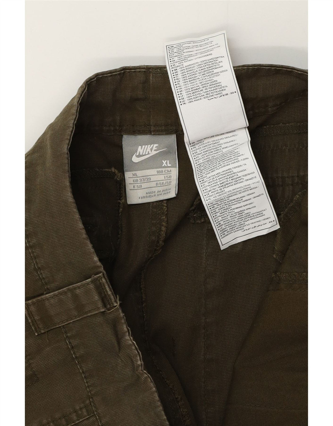 Nike muške kargo kratke hlače XL W38 Kaki pamuk