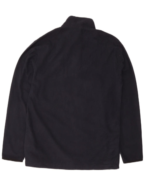 Champion veliki muški džemper od flisa s patentnim izrezom i tamnoplavi poliester