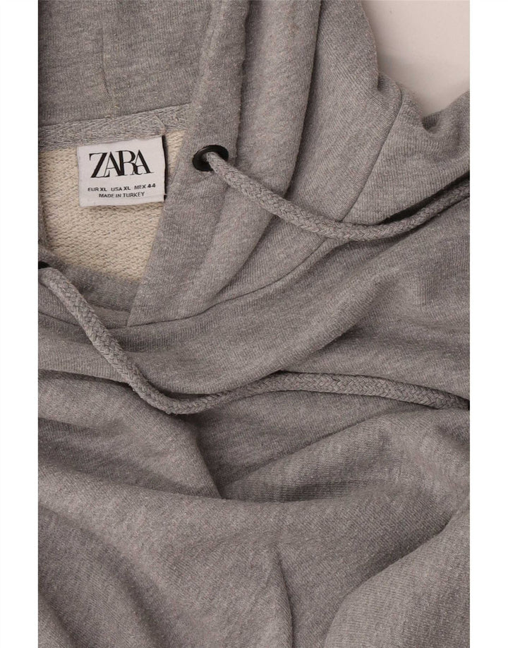 Zara muška majica s kapuljačom XL siva