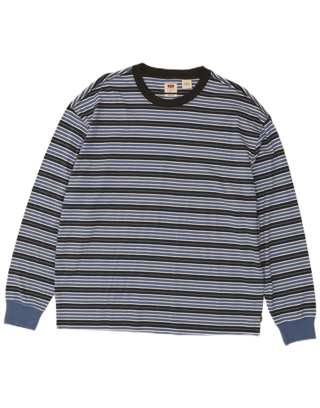 Levi's prevelika muška majica dugih rukava, srednje plave pruge, pamuk