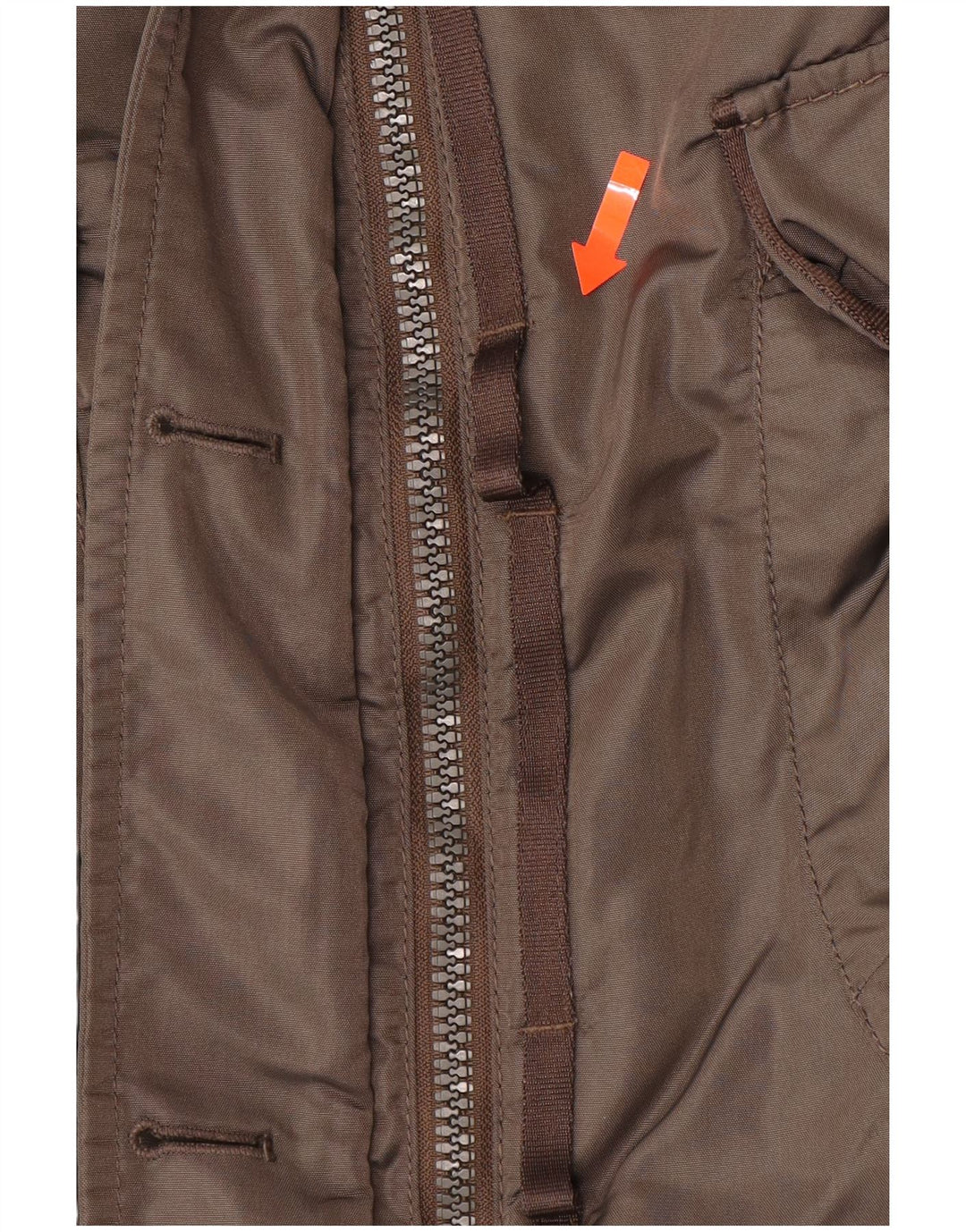 PEUTEREY Ženski podstavljeni kaput s kapuljačom IT 40 Mali kaki poliester