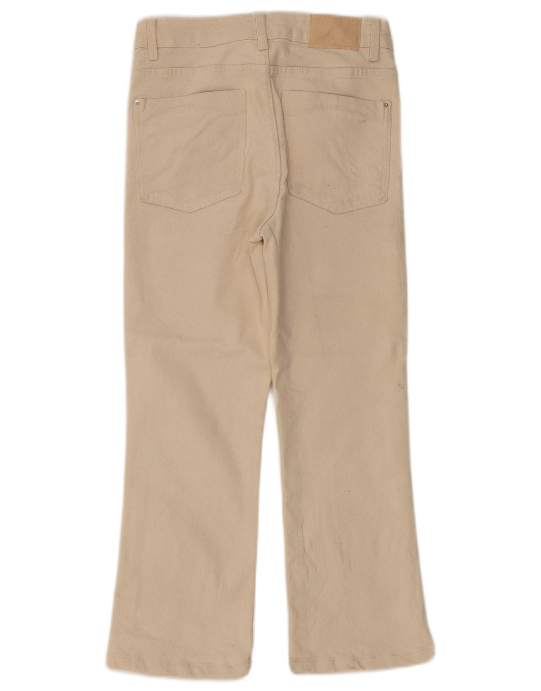 ZARA ženske ravne traperice visokog struka EU 36 XS W26 L24 bež pamuk