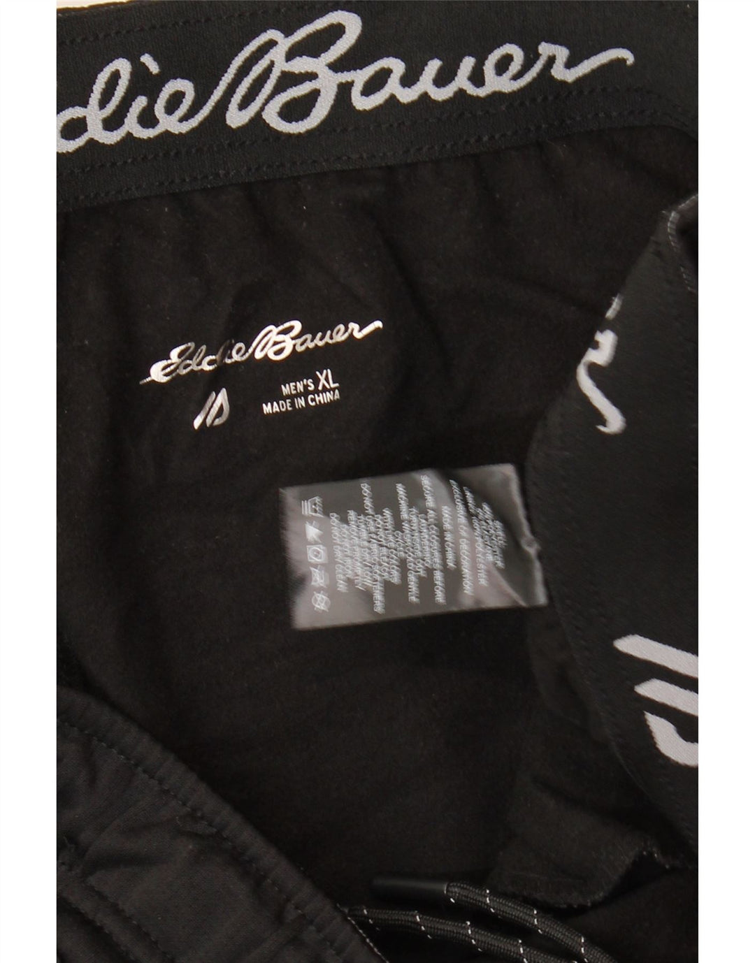 EDDIE BAUER Muška trenirka Hlače Joggers XL crni poliester