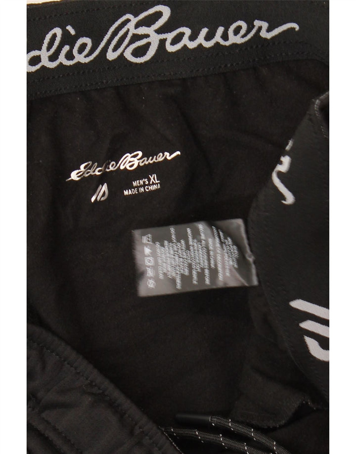 EDDIE BAUER Muška trenirka Hlače Joggers XL crni poliester